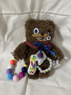 ハミクマ　ストラップ付きマスコットキーチェーン