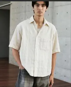GAUZE MESH CHECK H/S SHIRTのサムネイル