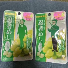 UHA味覚糖 忍者めし シャインマスカット 2袋セットのサムネイル
