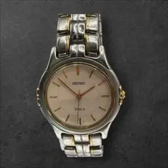 稼働品 SEIKO DOLCE 防水 腕時計 クォーツ 5E31-600A