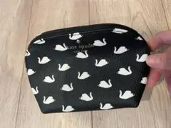 Kate Spade 白鳥プリント ポーチ