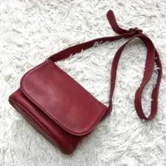 COACH コーチ9364 レザー ワンショルダーバッグ レッド - メルカリ