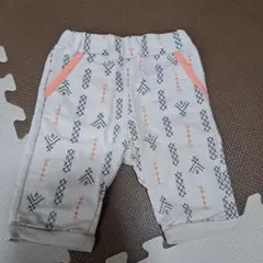 幾何学模様のカジュアルパンツ 95