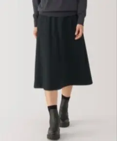 【三連休SALE!】無印良品　ストレッチ起毛フレアスカート M