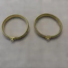 ラインストーン付きアームバンド　ゴールド2本セット　未使用