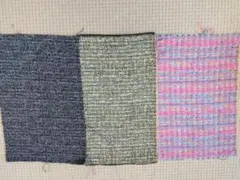 サンプルツイード生地 3種類