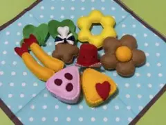 フェルト製 おままごとお弁当セット
