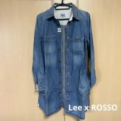 Lee x ROSSO デニムシャツ　ひざ丈ワンピース　 アーバンリサーチ　S