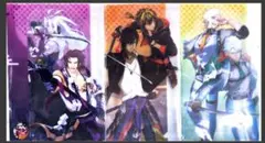 刀剣乱舞　A5クリアファイル ３枚 セブンイレブン