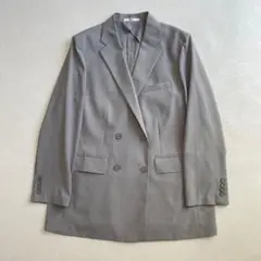 美品 25年モデル UNIQLO 感動ダブルジャケット リラックスフィット XL