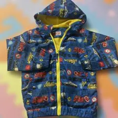 トミカ　車両柄 ジャケット フード付き　110