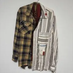 ミハラヤスヒロ長袖シャツ チェック柄 ストライプのサムネイル