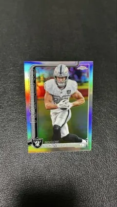【NFL】 Brock Bowers Topps Refractorカード