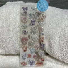 【新品未使用】ぷっくりキラキラ⭐︎キラフチ樹脂盛りシール サンリオ 正規品