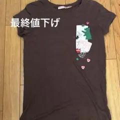 JUICY COUTURE 半袖Tシャツ ブラウン Mサイズのサムネイル