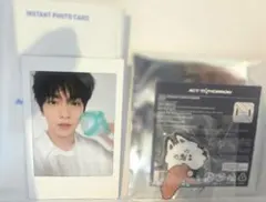 インスタントフォトカードとアクリルバッジ2点セット　TXT 　スビン　ヨンモン