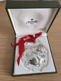 Christofle 銀製クリスマスオーナメント