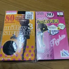 レディースタイツ　80デニール　6足セット