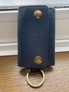 IL BISONTE インビゾンテ キーケース 6連 ネイビー
