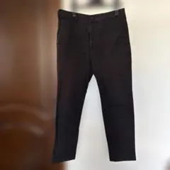 UNIQLO メンズ ブラック スラックス パンツ　76