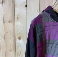 AE1303 Hurley ジップパーカー パープル レディース M 60のサムネイル