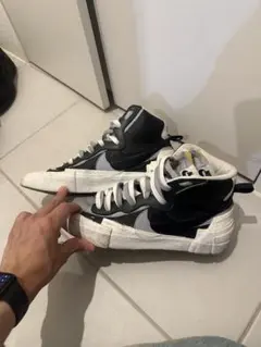 NIKE sacai Blazer Mid Black Greyのサムネイル