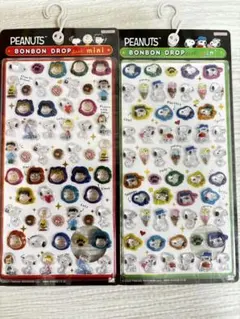 【正規品】ボンボンドロップミニシール　スヌーピー　PEANUTS 2枚セット