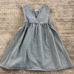 SHOO LA RUE デニム ノースリーブ ワンピース 110cmのサムネイル