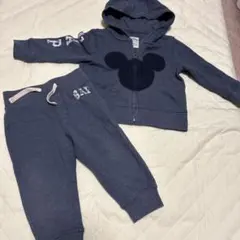 GAP ミッキー フード付きパーカー & パンツ12〜18month用