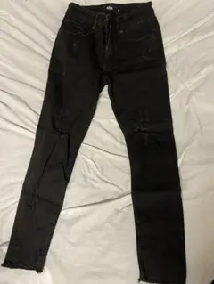 AZUL by MOUSSY ダメージスキニージーンズ XS