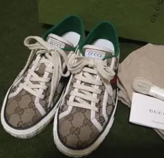 GUCCI Tennis 1977 ハイカットスニーカー デニム 7.5 - メルカリ