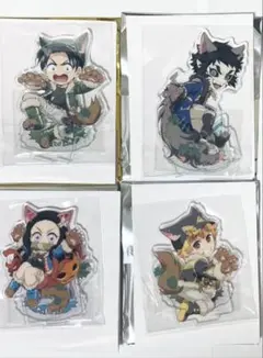 ハロウィン　ランダムアクリルスタンド　ポストカード　善逸　獪岳　禰豆子　村田