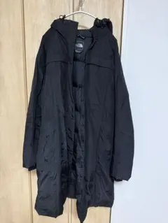 ノースフェイス ロングダウンジャケットコート 黒 XL
