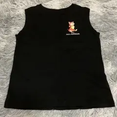 GU Disneyコラボ商品 ノースリーブTシャツ アリスインワンダーランド　S