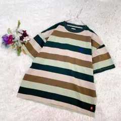 美品★【Kookyn /クッキー】ストライプ Tシャツ(F)ゆったりユニセックス