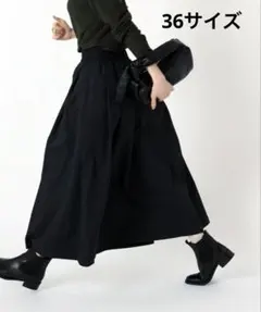 IENA イエナ／ DOTジャガードタックスカート 36サイズ