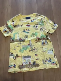 値下 ラルフローレン ポロベア ビーチプリント Tシャツ サイズ7