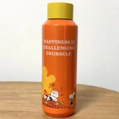 スタバ × スヌーピー ステンレスボトル　473ml　オレンジ　チャリーブラウン