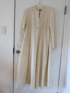 FabIndia 新品 オールホワイト ワンピース XS - メルカリ