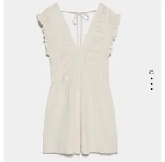 ZARA♡フリルロンパース♡S♡オールインワン♡新品未使用