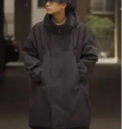 美品◎AURALEE ステンカラーロングコート L ミリタリー モッズコート callautia ステンカラーコート コート ステンカラーロングコート