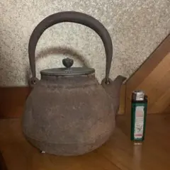 鉄瓶 小振 茶道具 고장·부품용 水漏れあり