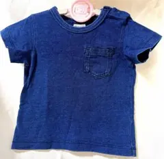 BREEZE キッズ デニム風半袖Tシャツ 90サイズ