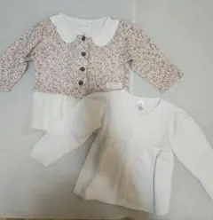 トレーナー&カーディガンセット　【匿名配送】