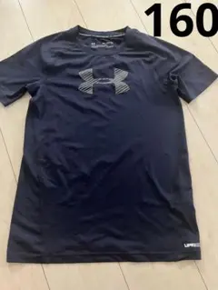 アンダーアーマー　YXL 160センチ　シャツ　ネイビー