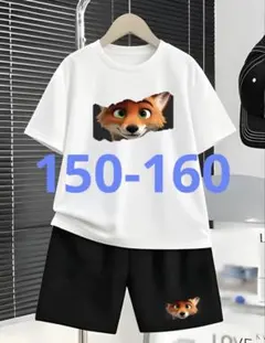 限定　ズートピア　ジャージ　上下セット ニック 150 160 運動　夏服　散歩のサムネイル