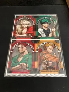 僕のヒーローアカデミア ポストカードステッカーセット　最強ジャンプ1月号付録