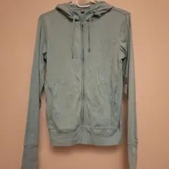 UNIQLO フルジップパーカー ライトブルー Mサイズのサムネイル