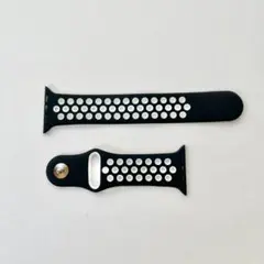 38 40 41 42 Apple Watch シリコン スポーツ 黒 白 モノ