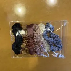 シルク風シュシュ6点セット